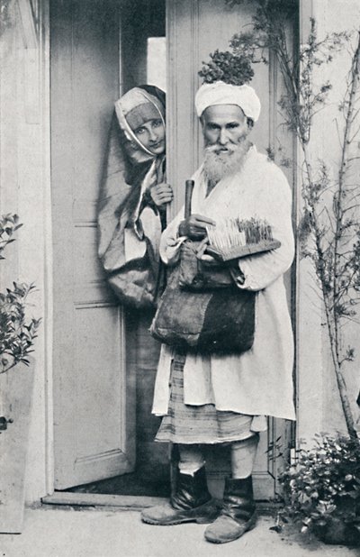 Um pedlar turco, 1912 de Sebah