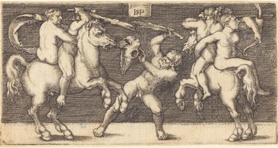 Batalha de três homens de Sebald Beham