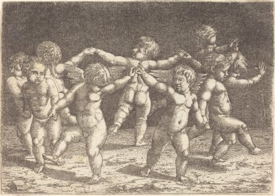 Dança dos Deuses do Amor de Sebald Beham