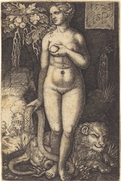 Eva em pé de Sebald Beham