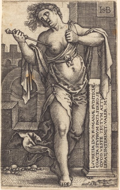Posição de Lucretia de Sebald Beham