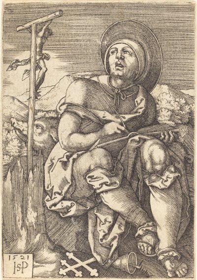 Santo Antônio, o Eremita de Sebald Beham