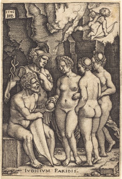 O Julgamento de Paris de Sebald Beham