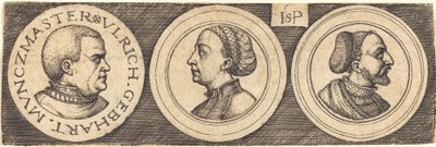 Três Medalhas com Retratos de Sebald Beham