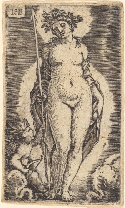 Vênus e Cupido de Sebald Beham