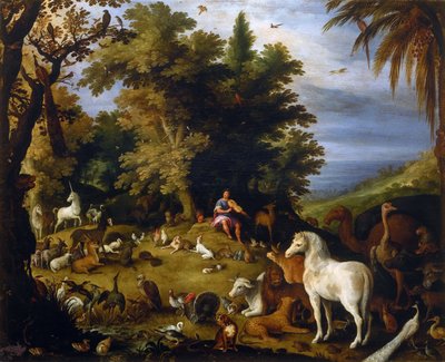 Orfeu entre os animais, ca 1595. de Sebastiaen Vrancx