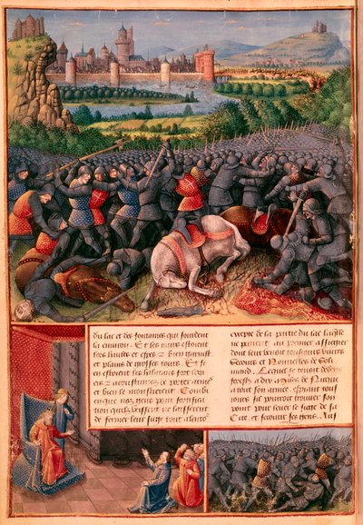 Cenas da Primeira Cruzada, 1096-1099 c1490 de Sebastian Marmoret