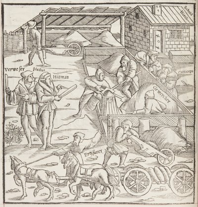 Cosmographia, detalhe da Fol 436 (gravura) de Sebastian Munster