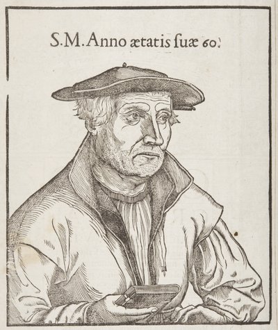 Cosmographia, verso da página de título, 1544 de Sebastian Munster