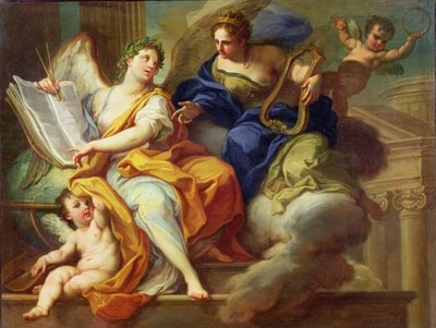 Urania e Erato de Sebastiano Conca