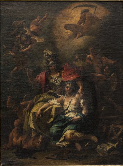 Minerva (óleo sobre tela) de Sebastiano Ricci