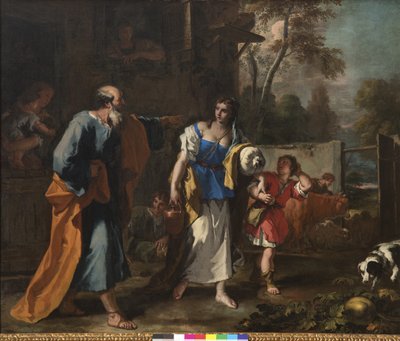 Ripudiação de Hagar, c.1724 de Sebastiano Ricci