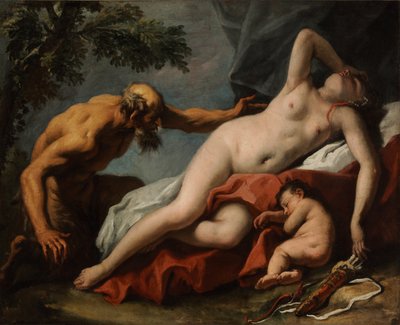 Vênus e Sátiro de Sebastiano Ricci