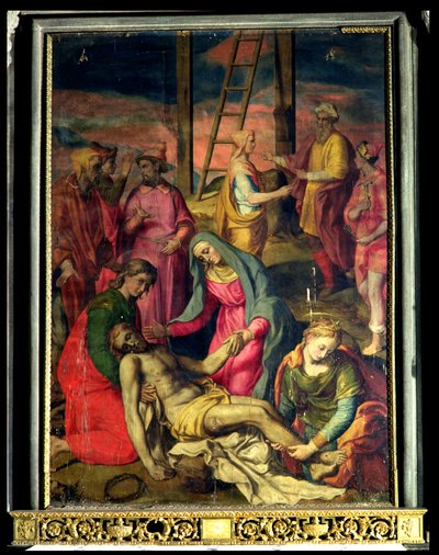 Deposição da Cruz, 1582 de Sebastiano Vini