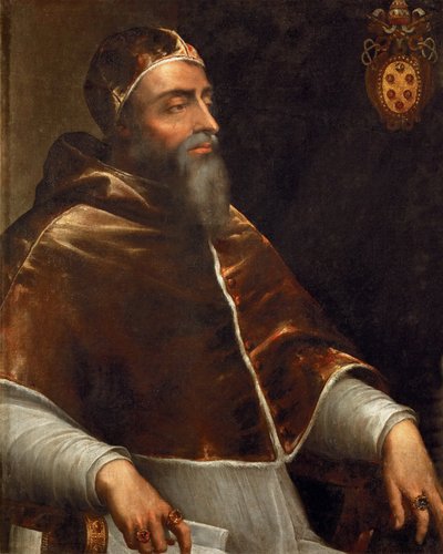 Portrait du pape Clement VII (1478-1534) (Jules de Medicis ou Julius di Giuliano de Medici) - Lead, Sebastiano del de Sebastiano del (circle of) Piombo