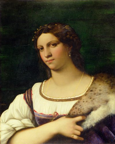 Retrato de uma mulher, 1512 de Sebastiano del Piombo
