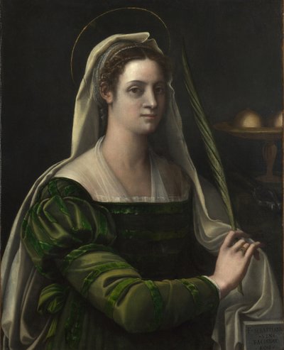 Santa Agatha, c.1540 de Sebastiano del Piombo