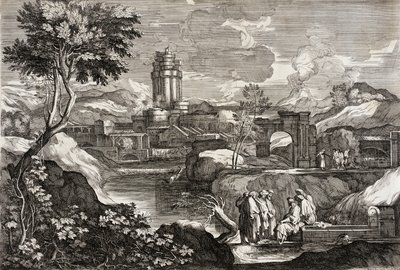 Paisagem com José no Egito de Sébastien Bourdon