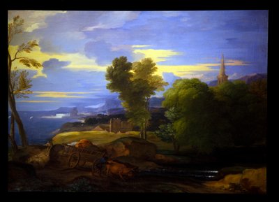 Bois numa paisagem pastoril de Sébastien Bourdon