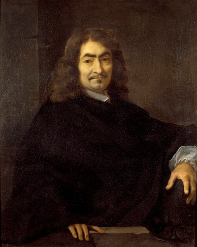 Retrato presumido do filósofo René Descartes (1596-1650) Pintura de Sebastien Bourdon (1616-1671) Sol do século XVII. 0,88x0,71 m de Sébastien Bourdon