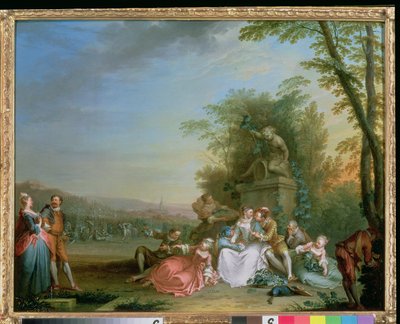 A colheita da uva, c.1750 (painel) (par para 87638) de Sebastien II Le Clerc