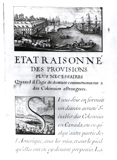 Frontispício para &39;The State Reason&39; de Sebastien Le Prestre de Vauban