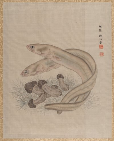 Enguias, ca. 1890-92. de Seki Shuko