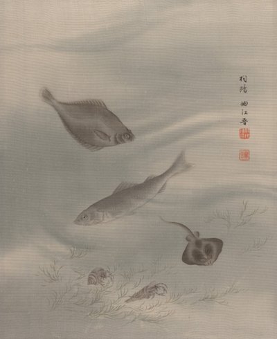 Peixes, aprox. 1890-92. de Seki Shuko
