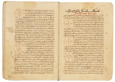 Um compêndio de tratados de astronomia e matemática de Nasir Al-Din Muhammad bin Al-Hasan Al-Tusi de Seljuq Dynasty