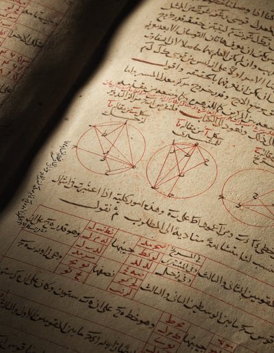 Um compêndio de tratados de astronomia e matemática de Nasir Al-Din Muhammad bin Al-Hasan Al-Tusi de Seljuq Dynasty