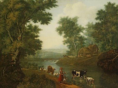 Paisagem nos arredores de São Petersburgo de Semyon Fyodorovich Shchedrin