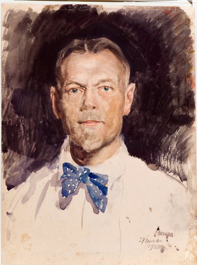 Autoportrait - Oeuvre de Sergei Arsenyevich Vinogradov (1869-1938) de Sergei Arsenevich Vinogradov