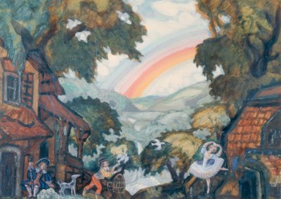 A.Adam, Giselle - cenografia Sudeikin de Sergei Jurjewitsch Sudeikin