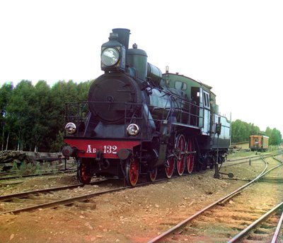 Comboio russo de Sergei Mikhailovich Prokudin Gorskii