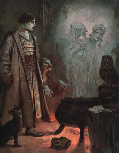 Cartomante, c.1900 (postal) de Sergei Sergeevich Solomko