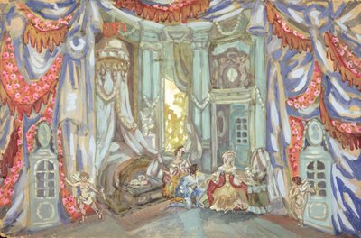 Desenho de palco para o 