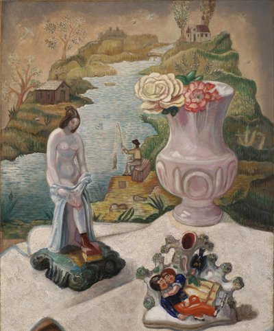 Figuras e flores de porcelana de Sergei Yurievich Sudeykin