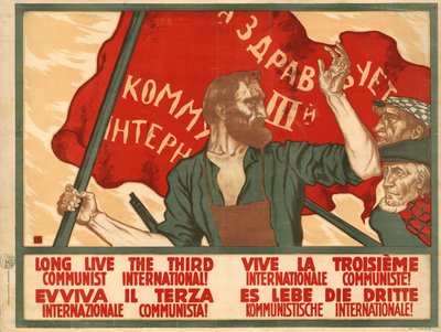 Viva a Terceira Internacional Comunista, 1920. de Sergey Ivanovich Ivanov