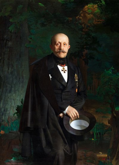 Retrato de Alexander Dmitriyevich Chertkov 1789-1858, 1857. de Sergey Konstantinovich Zaryanko