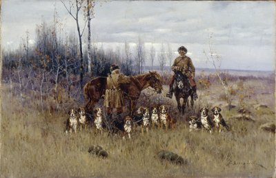 caça à raposa de Sergey Semyonovich Voroshilov