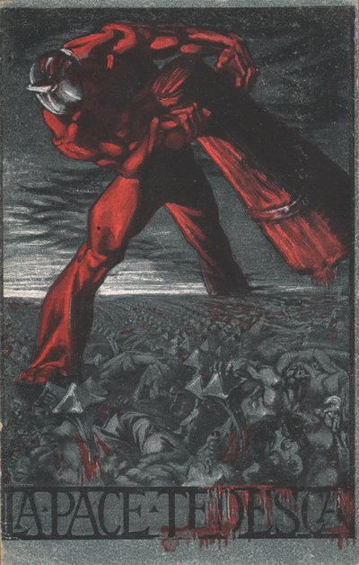 A paz alemã (paz alemã), c.1918 de Sergio Canevari