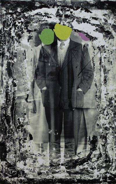 encontro inesperado, 2019 (técnica mista) de Sergis Adamos