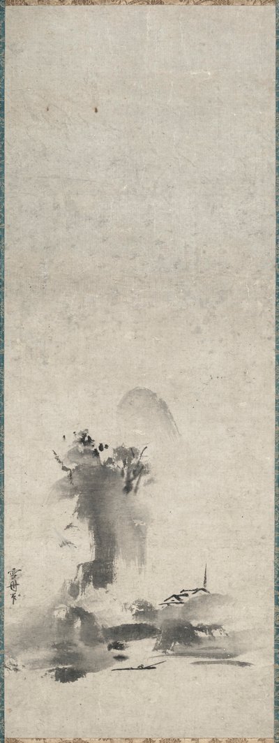 Haboku, paisagem de tinta espalhada, século 1400-Early 1500s. de Sesshû Tôyô