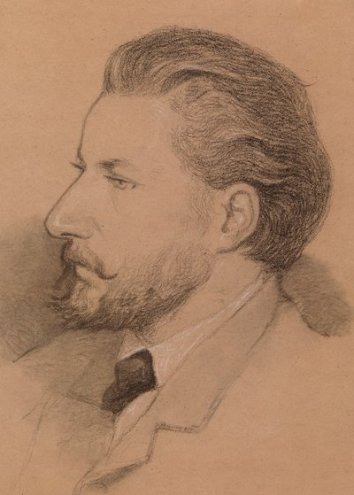 Retrato de um homem de Severin Falkman