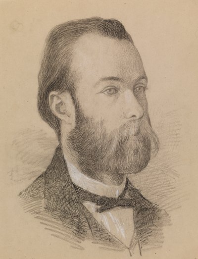 Retrato de um homem de Severin Falkman