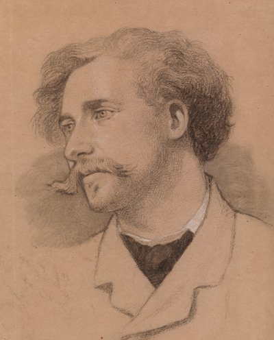 Retrato de um homem de Severin Falkman