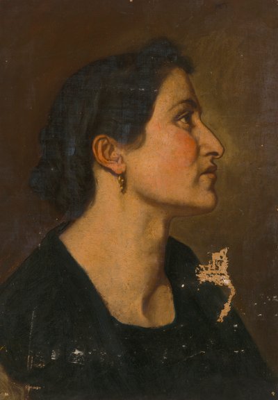 Mulher de perfil de Severin Falkman