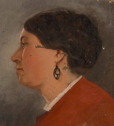 Perfil de uma mulher de Severin Falkman