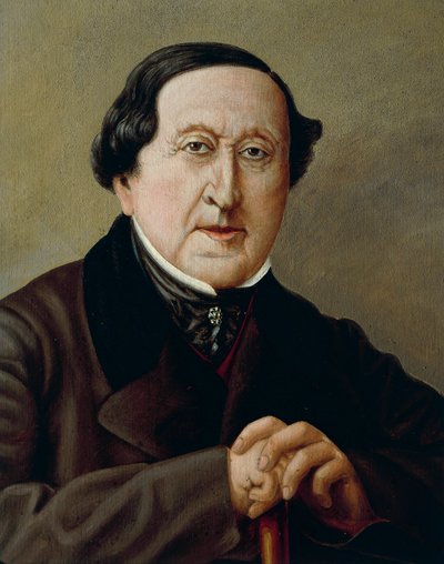 Itália, Retrato do compositor italiano, Gioacchino Rossini de Severini Severini