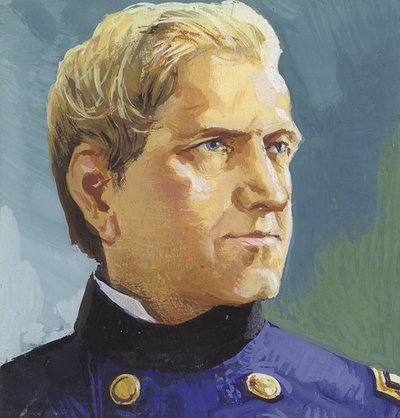 General Edward Canby (guache sobre papel) de Severino Baraldi